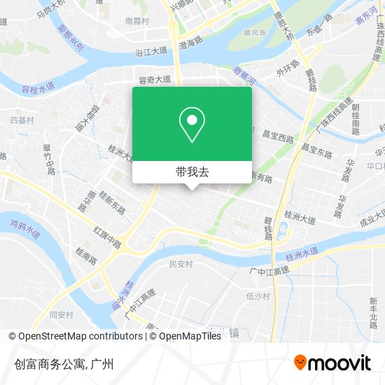 创富商务公寓地图