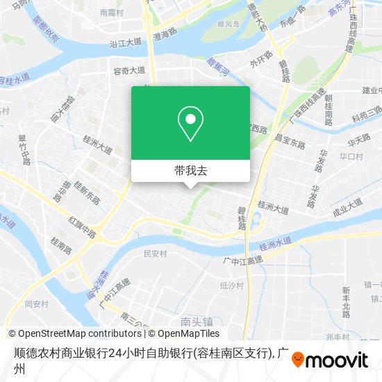 顺德农村商业银行24小时自助银行(容桂南区支行)地图