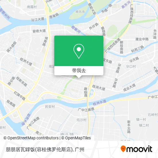 朋朋居瓦罉饭(容桂佛罗伦斯店)地图