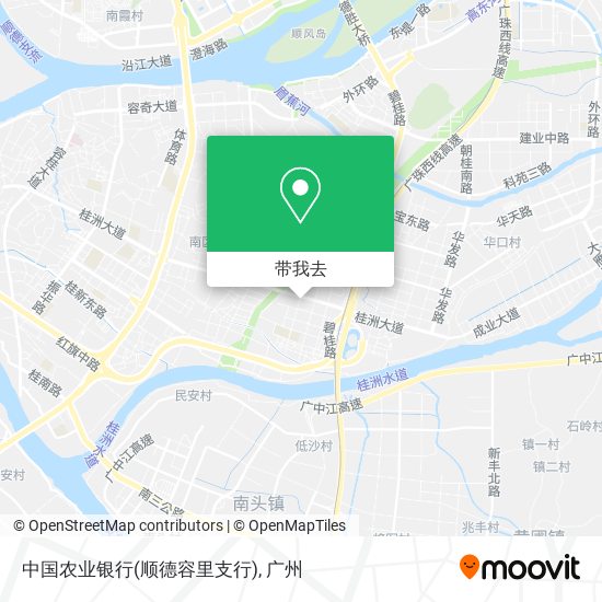 中国农业银行(顺德容里支行)地图