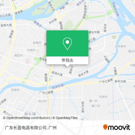 广东长盈电器有限公司地图