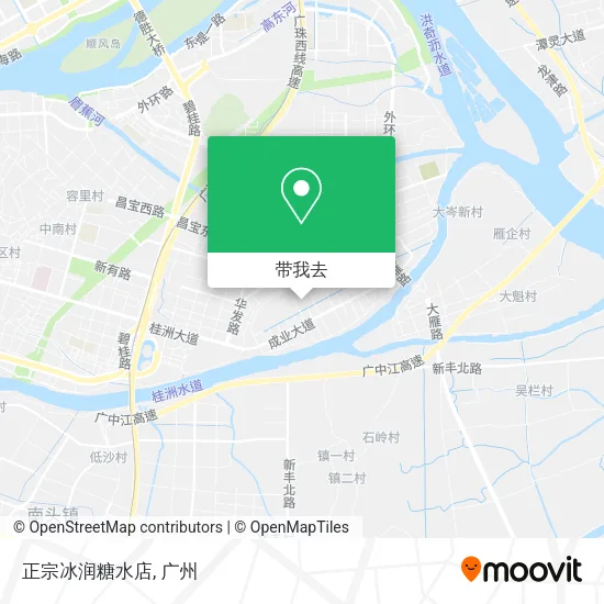 正宗冰润糖水店地图
