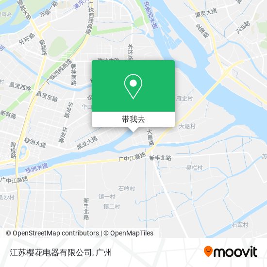 江苏樱花电器有限公司地图