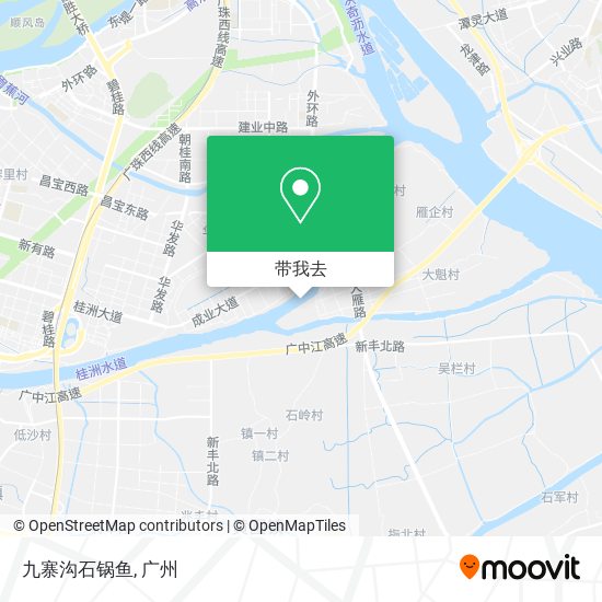 九寨沟石锅鱼地图