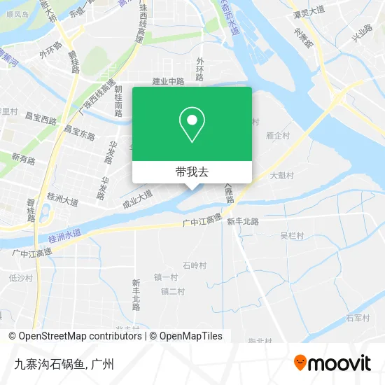九寨沟石锅鱼地图