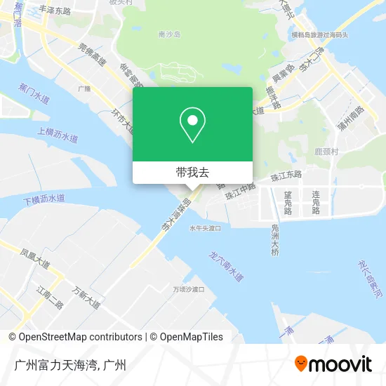广州富力天海湾地图