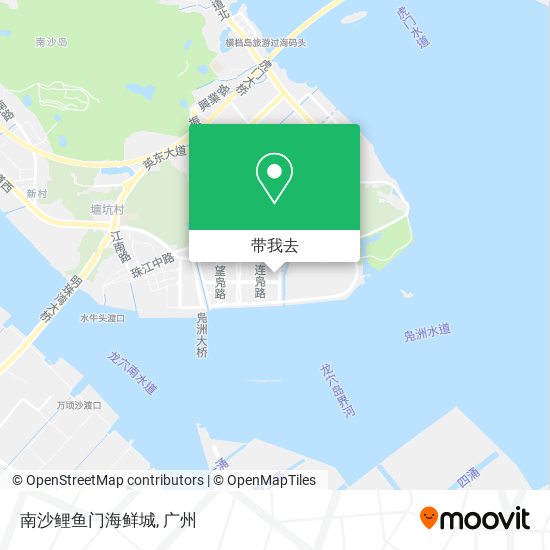 南沙鲤鱼门海鲜城地图