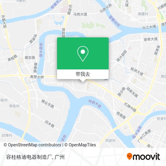 容桂格迪电器制造厂地图
