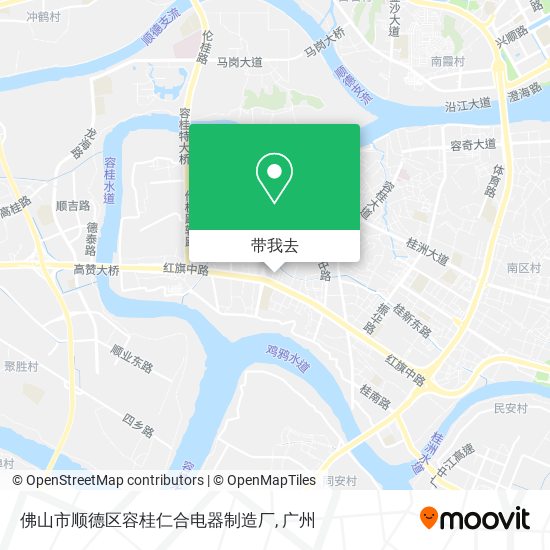 佛山市顺德区容桂仁合电器制造厂地图