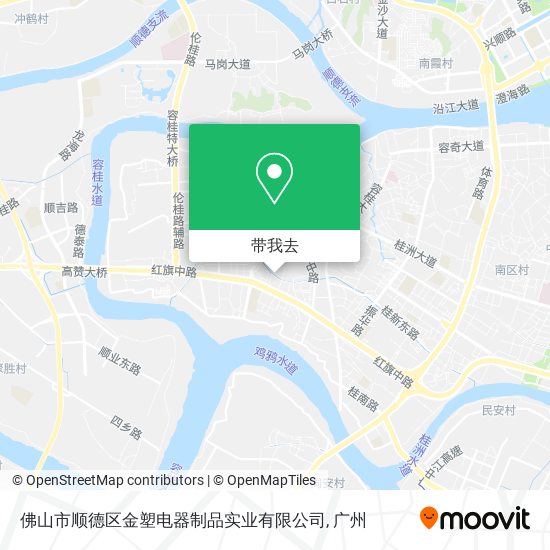 佛山市顺德区金塑电器制品实业有限公司地图