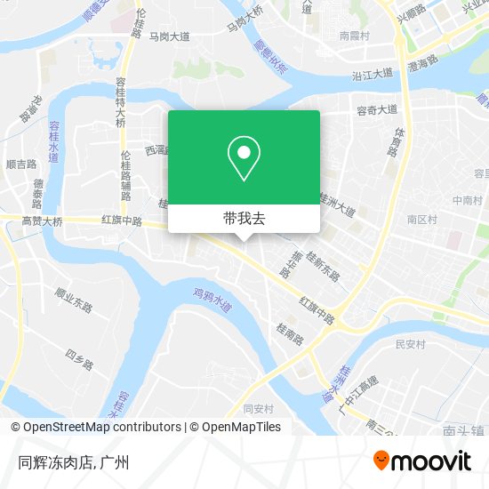 同辉冻肉店地图