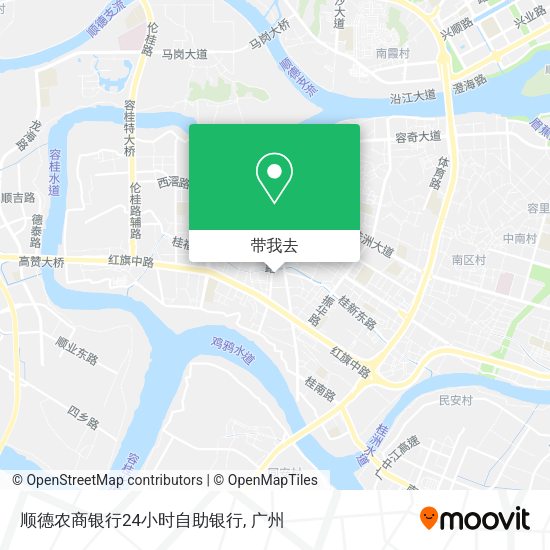 顺德农商银行24小时自助银行地图