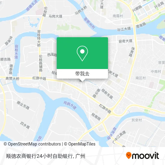 顺德农商银行24小时自助银行地图