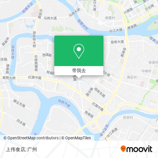 上伟食店地图
