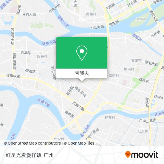 红星光发煲仔饭地图