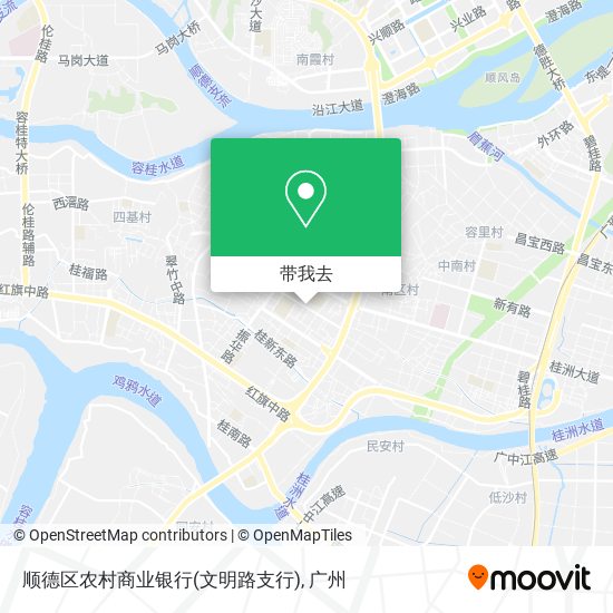 顺德区农村商业银行(文明路支行)地图
