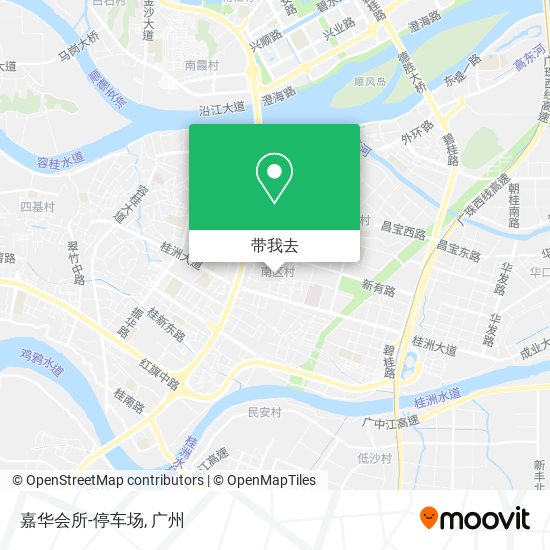 嘉华会所-停车场地图