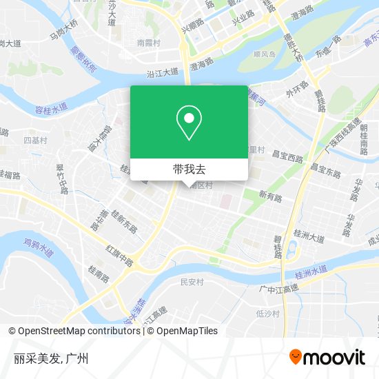 丽采美发地图
