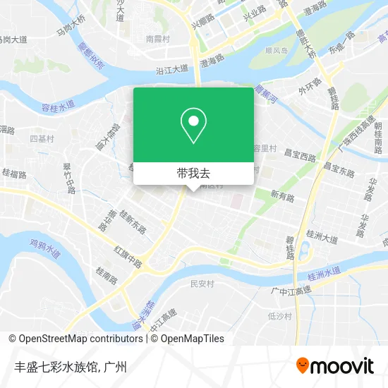 丰盛七彩水族馆地图