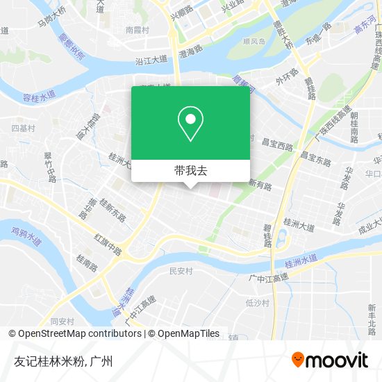 友记桂林米粉地图