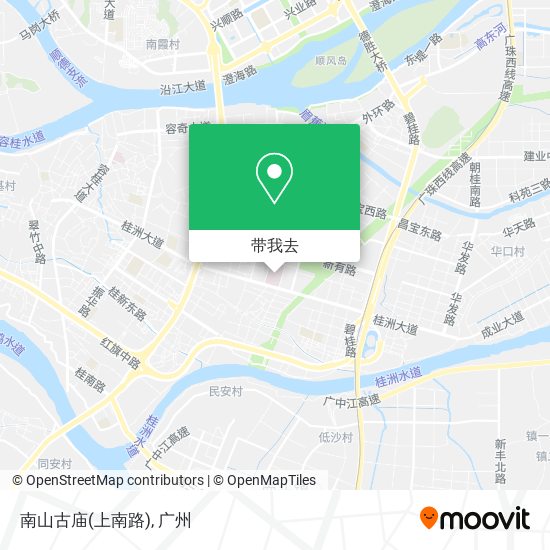 南山古庙(上南路)地图