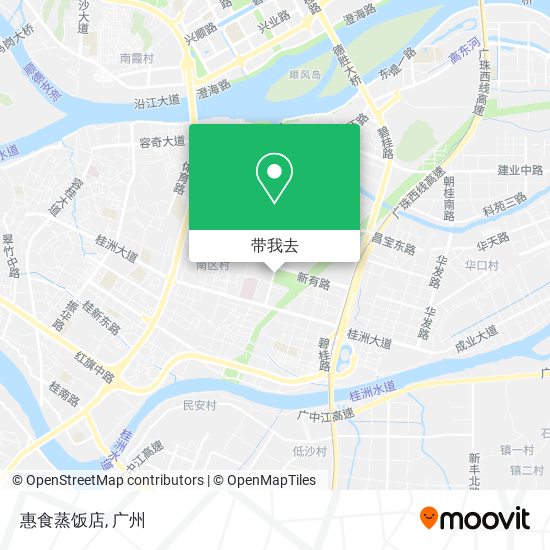惠食蒸饭店地图
