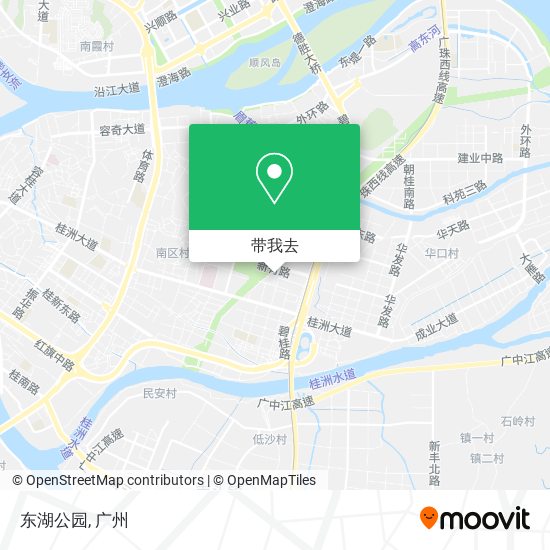 东湖公园地图