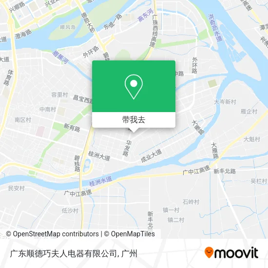广东顺德巧夫人电器有限公司地图