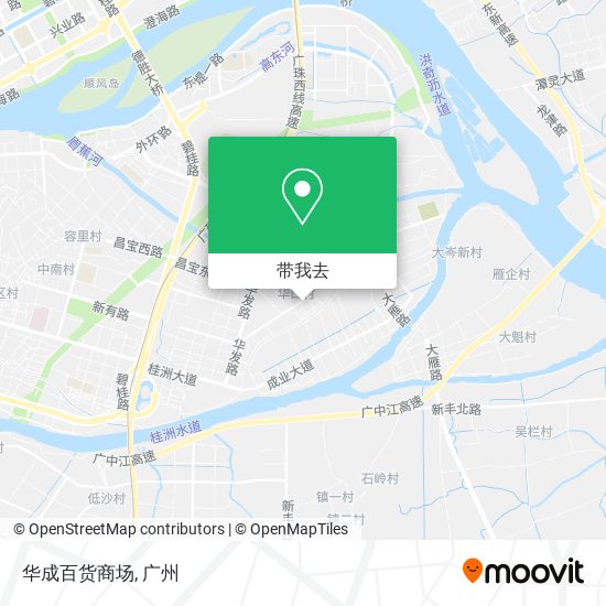 华成百货商场地图