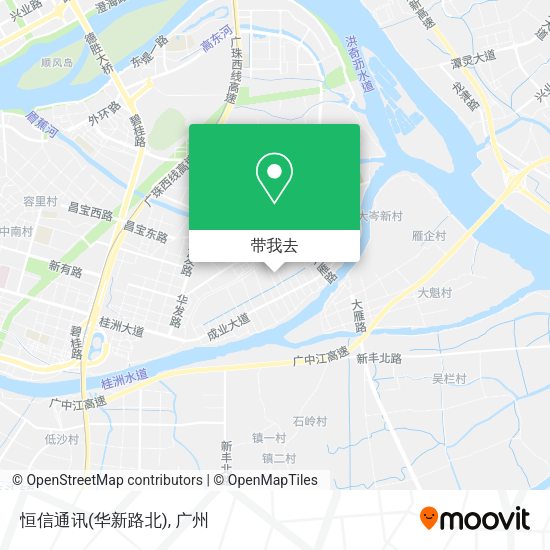 恒信通讯(华新路北)地图