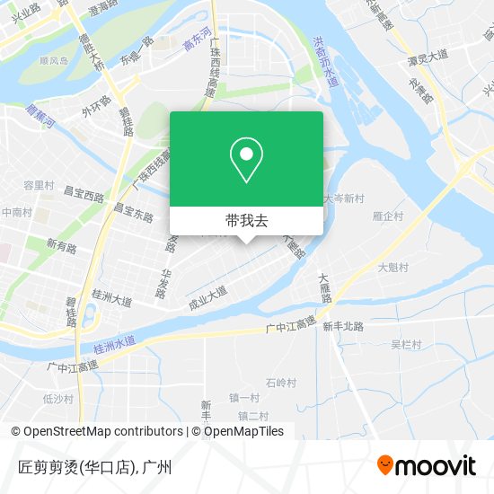 匠剪剪烫(华口店)地图