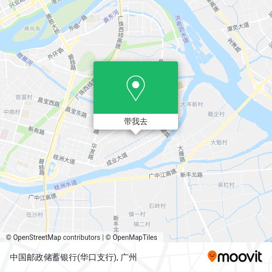 中国邮政储蓄银行(华口支行)地图