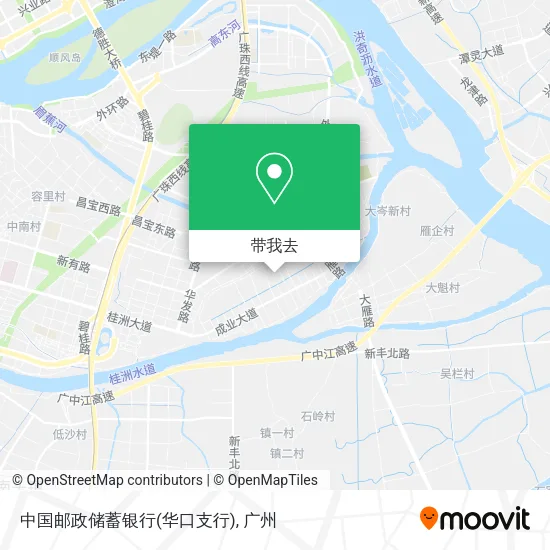 中国邮政储蓄银行(华口支行)地图
