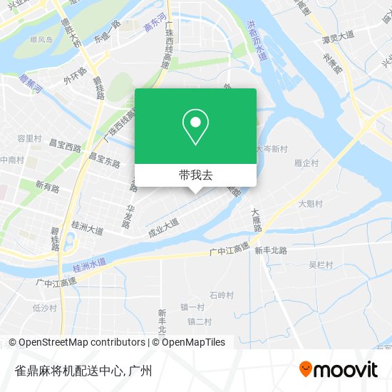 雀鼎麻将机配送中心地图
