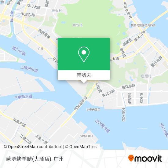 蒙源烤羊腿(大涌店)地图