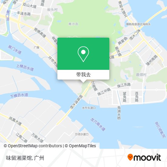 味留湘菜馆地图