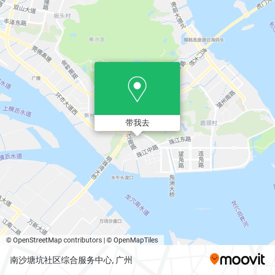 南沙塘坑社区综合服务中心地图
