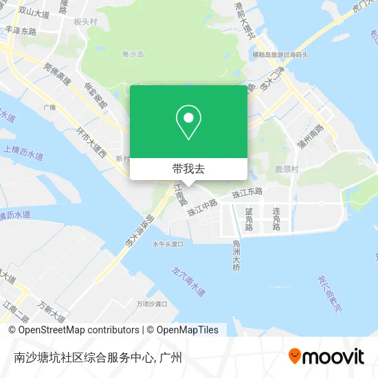 南沙塘坑社区综合服务中心地图