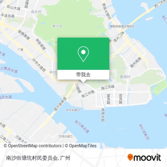 南沙街塘坑村民委员会地图