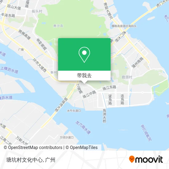 塘坑村文化中心地图