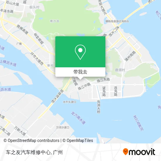 车之友汽车维修中心地图