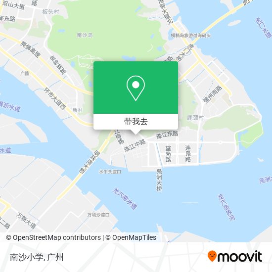 南沙小学地图