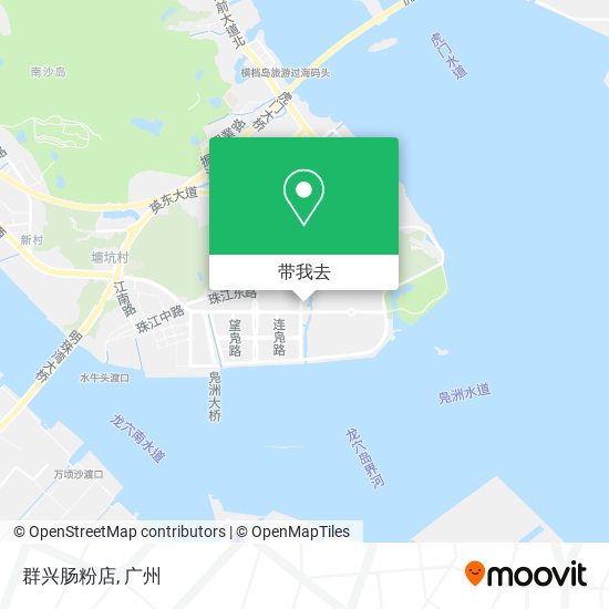 群兴肠粉店地图