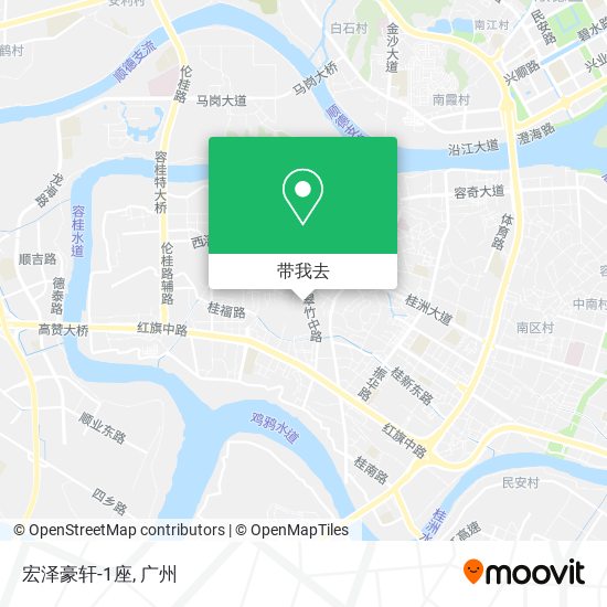 宏泽豪轩-1座地图