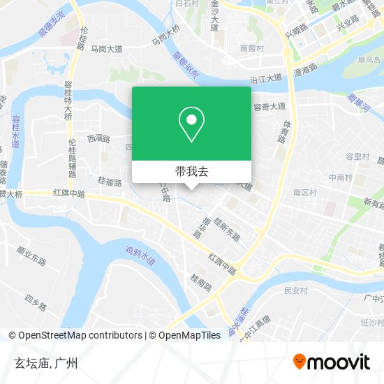 玄坛庙地图