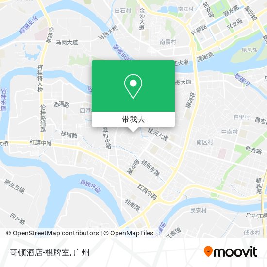 哥顿酒店-棋牌室地图
