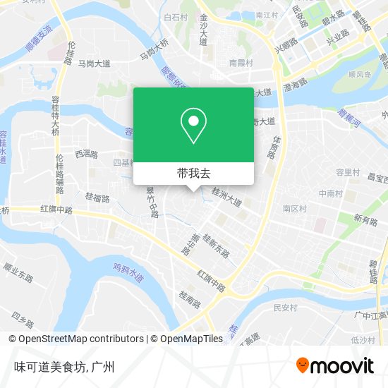 味可道美食坊地图