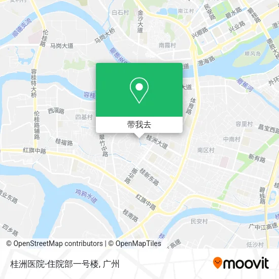 桂洲医院-住院部一号楼地图