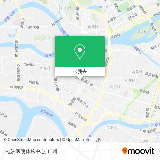 桂洲医院体检中心地图