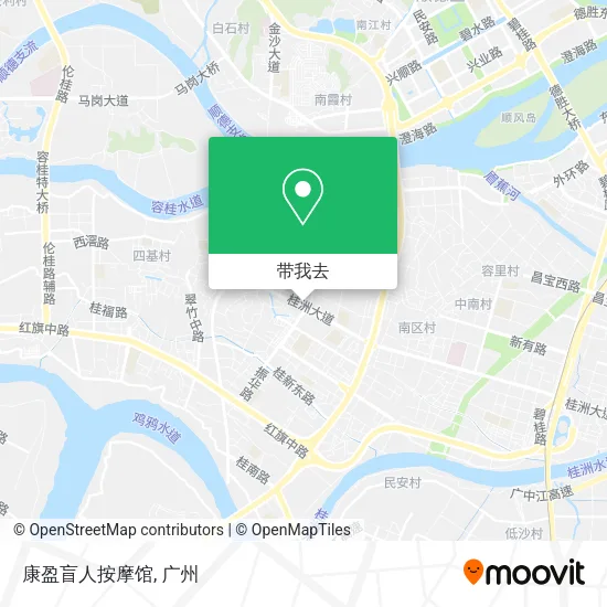 康盈盲人按摩馆地图
